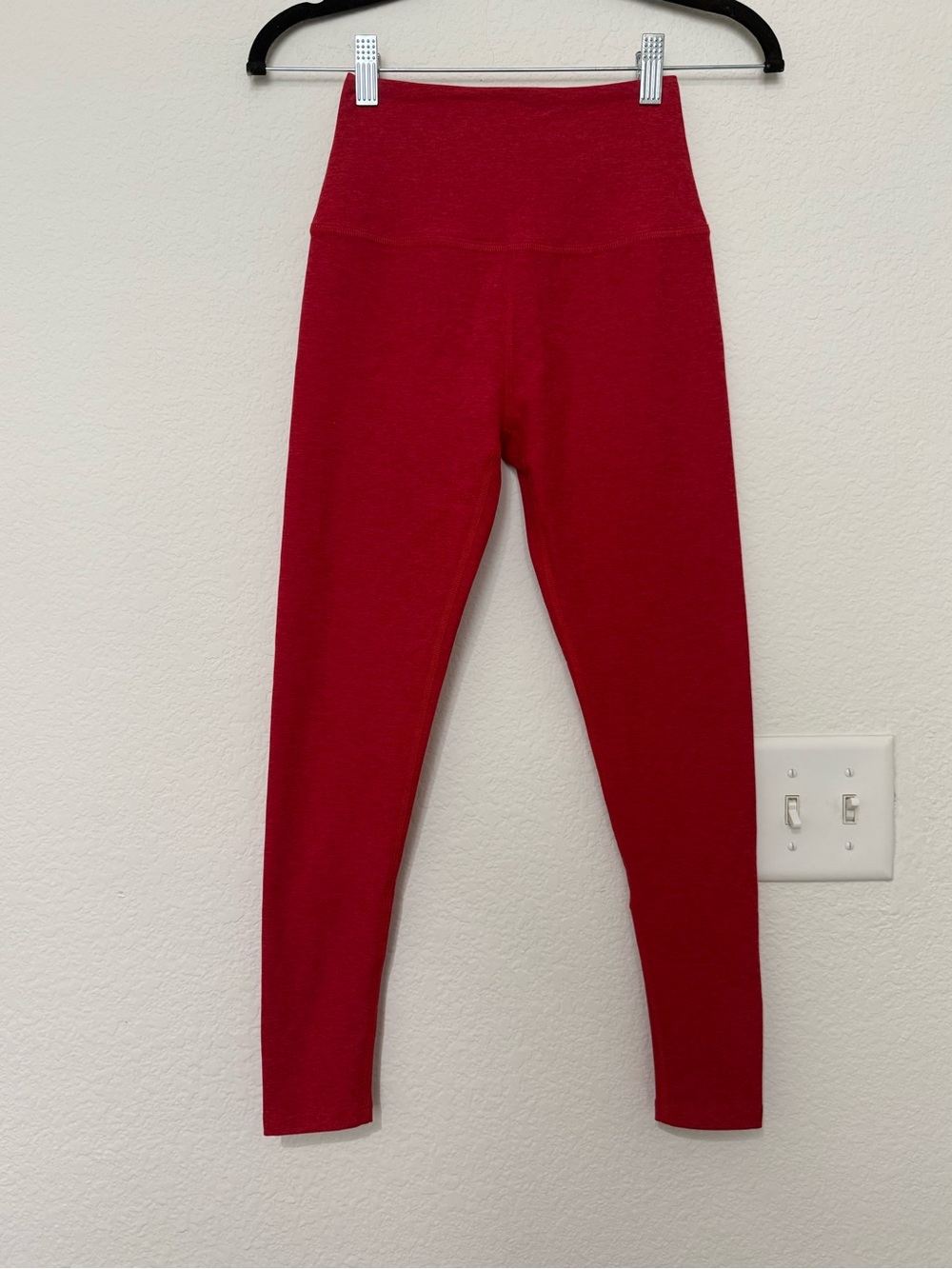 Beyond Yoga High-Waist Red Space Dye Leggings